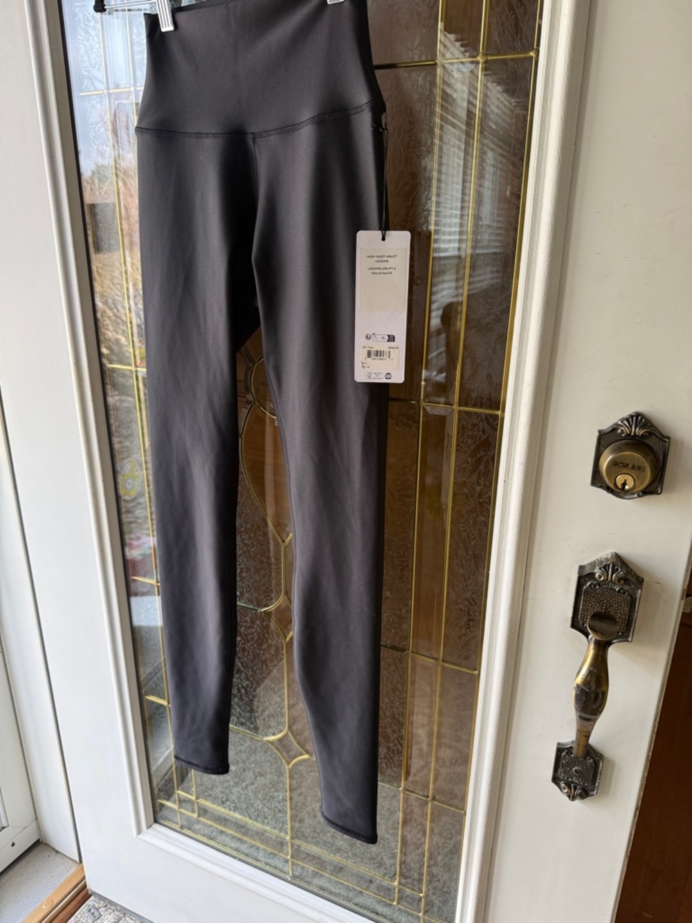 ALO Yoga BLACK High-Rise AIRLIFT LEGGINGS